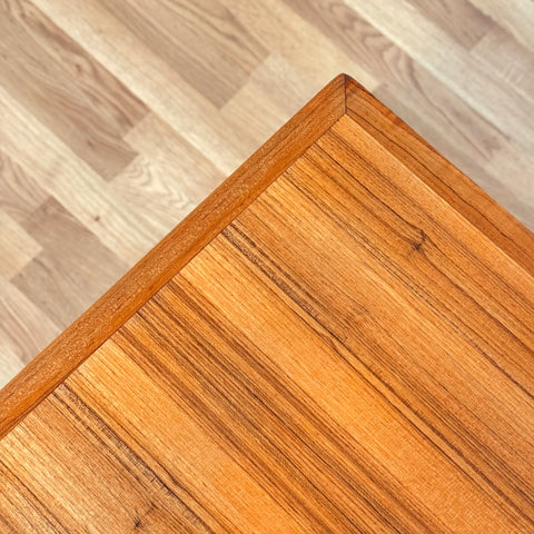 Danish rectangular dining table in teak wood
