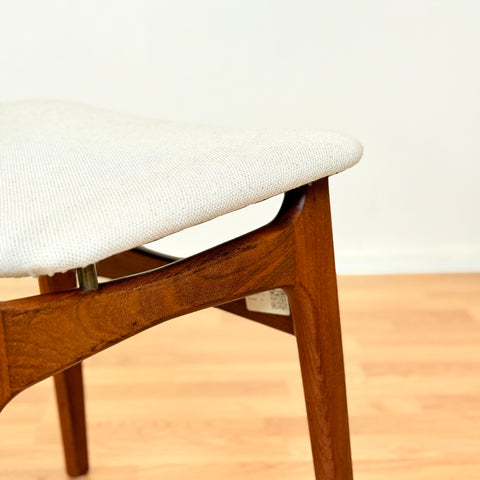 Danish set of 6 dining chairs in teak by Schiønning & Elgaard