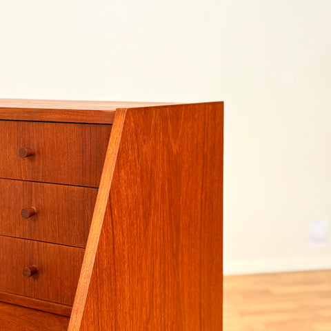 Danish secretary desk in teak