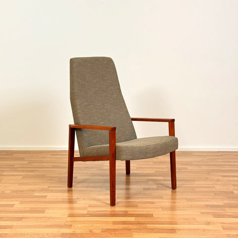 Danish armchair in solid teak