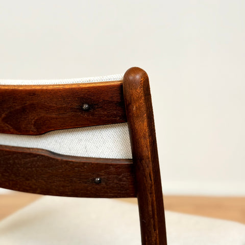 Danish set of 8 dining chairs in oak & beech by Findahl
