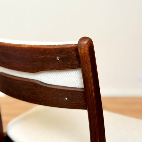 Danish set of 8 dining chairs in oak & beech by Findahl