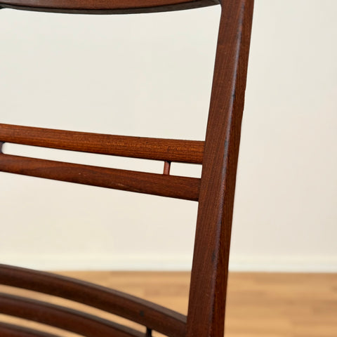 Swedish dining chairs in walnut by Svante Skogh