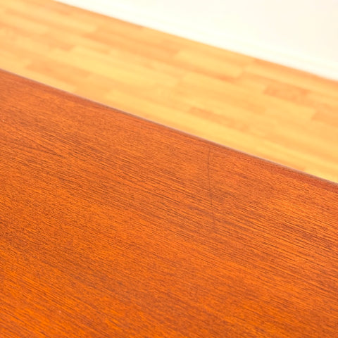 Danish rectangular dining table in teak