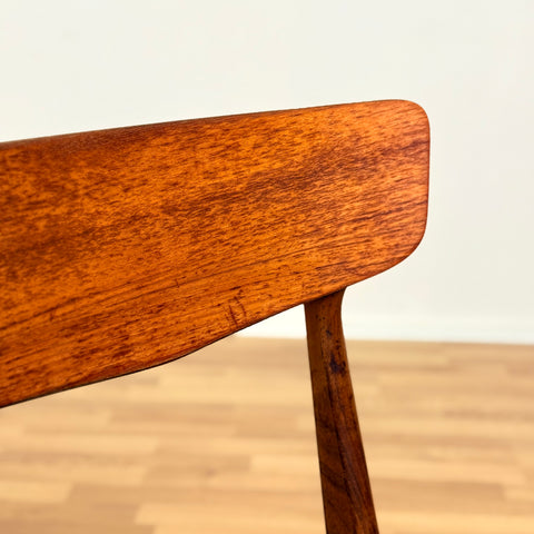 Danish set of 6 dining chairs in teak by Schiønning & Elgaard