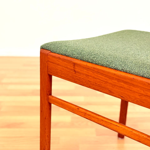 Swedish set of 4 dining chairs in teak