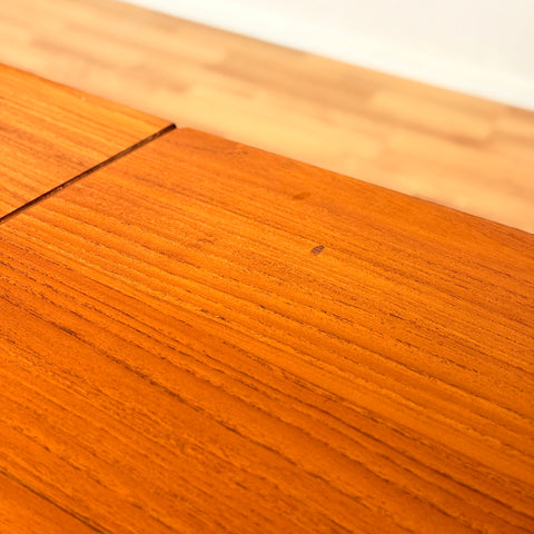 Danish rectangular dining table in teak