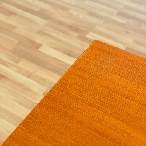 Danish rectangular dining table in teak & oak by Borge Mogensen