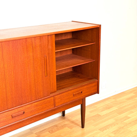 Danish highboard in teak
