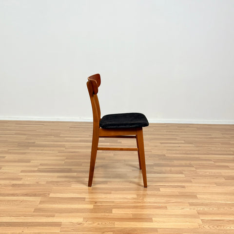 Danish dining chairs in teak & beech by Findahl Mobelfabrik