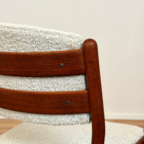 Danish set of 4 dining chairs in oak by FDB Møbler