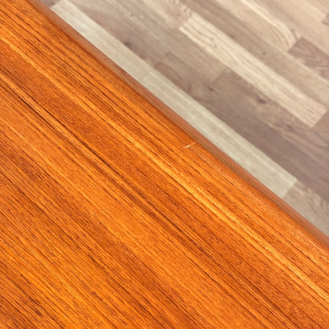 Danish rectangular dining table in teak wood