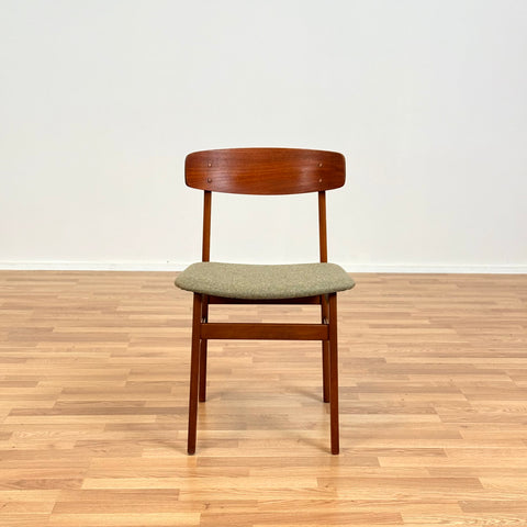 Set of 4 dining chairs in teak and beech by SAX, 1950s-60s, Denmark