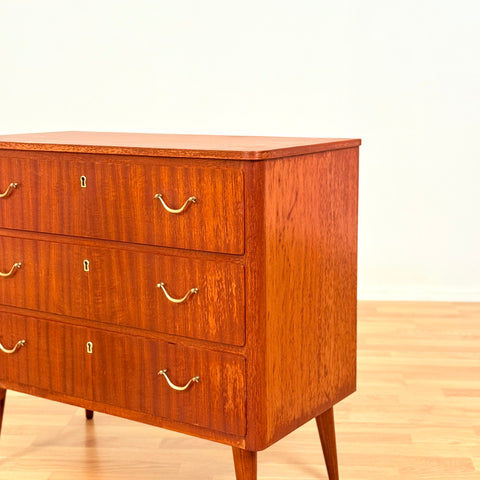 Swedish chest of drawers in mahogany by IKEA, "Alice"