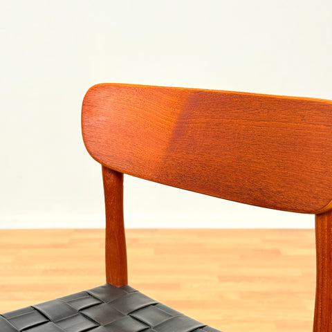 Danish dining chairs in teak