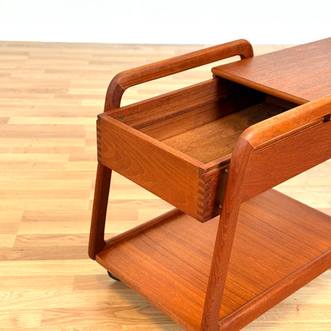 Trolley in teak by Sika Møbler, 1950s-60s, Denmark