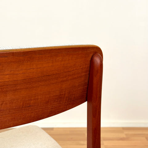Danish set of 6 dining chairs by B. Rasmussen for Thorso Mobelfabrik