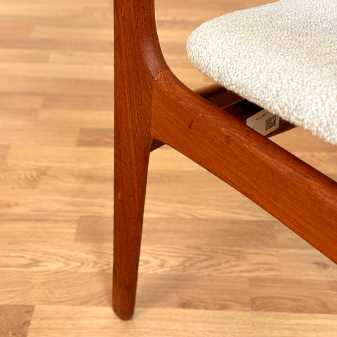 Danish set of 4 dining chairs by Erik Buch for O.D. Møbler