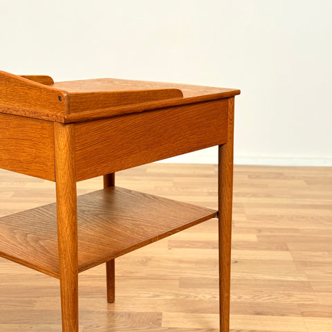 Swedish set of 2 bedside table in oak by AB Erik Andersson & Co., Rottne