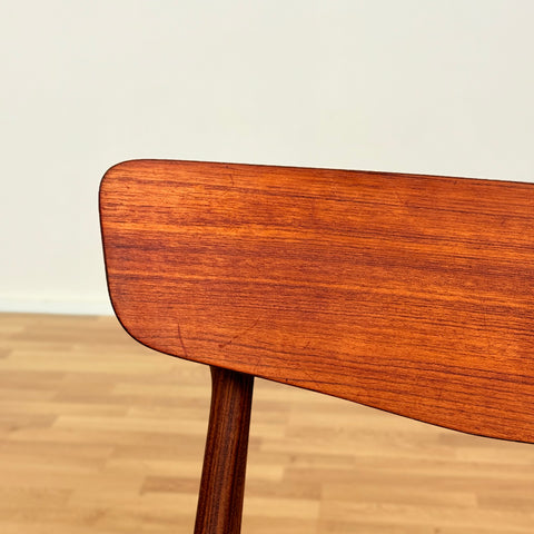 Danish set of 6 dining chairs in teak by Schiønning & Elgaard