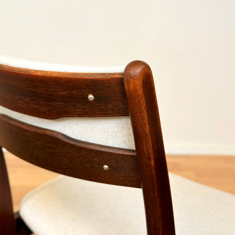 Danish dining chairs in beech & oak by Findahl