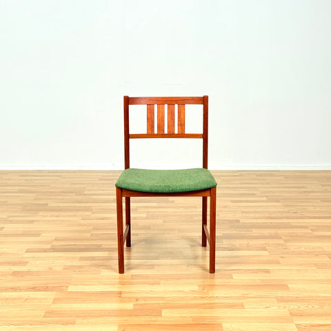 Swedish set of 4 dining chairs in teak
