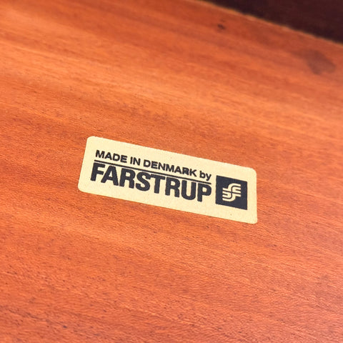 Danish oval dining table in oak by Farstrup