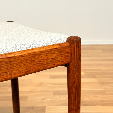 Danish set of 4 dining chairs in oak by FDB Møbler