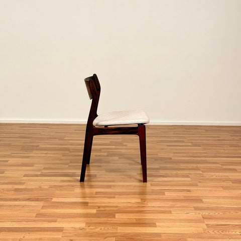 Danish set of 2 dining chairs in Santos rosewood by P. E. Jorgensen