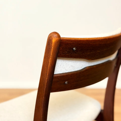 Danish set of 8 dining chairs in oak & beech by Findahl