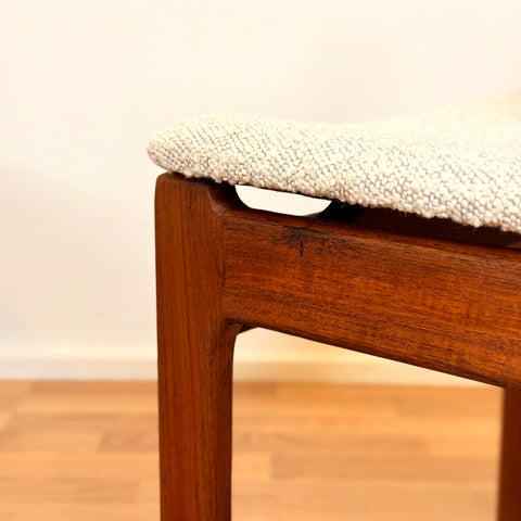 Set of 4 dining chairs in teak by Sorø Stolefabrik, 1950s-60s, Denmark