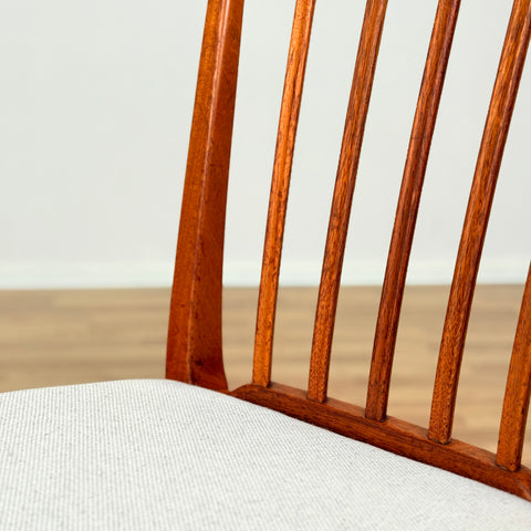 Swedish set of 4 dining chairs in teak by Carl Malmsten