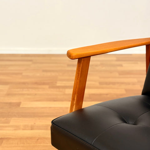 Swedish sofa in solid beech wood