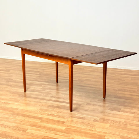 Swedish rectangular dining table in teak