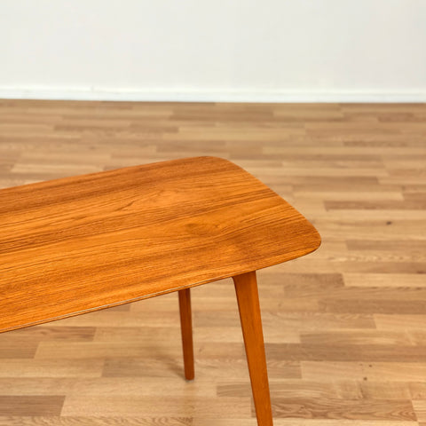 Swedish coffee table in teak & beech by Tingström Valdemarsvik