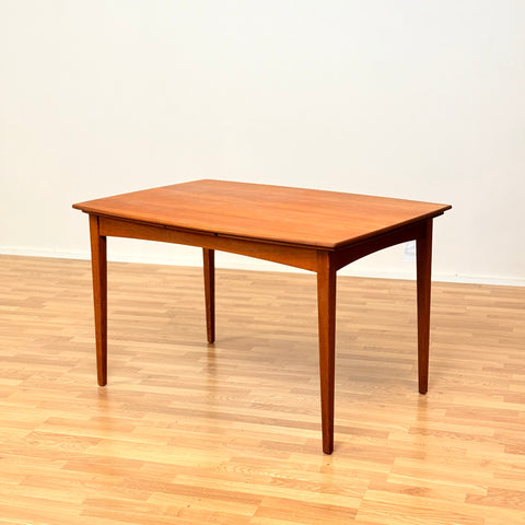 Danish rectangular dining table in teak