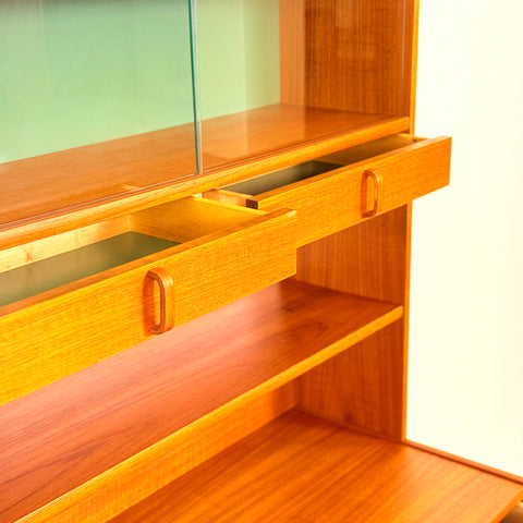 Swedish bookshelf in teak by Bertil Fridhagen for Bodafors