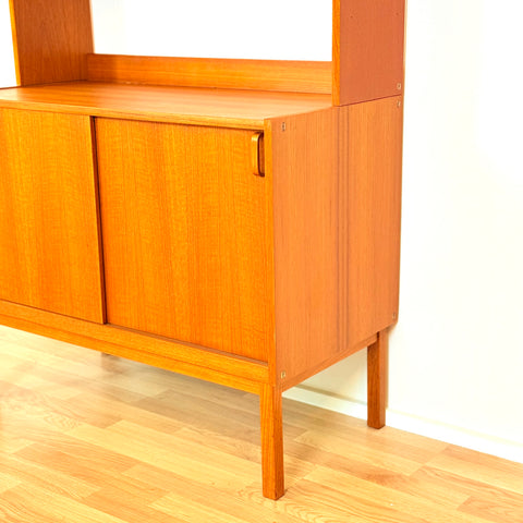 Swedish bookshelf in teak by Bertil Fridhagen for Bodafors
