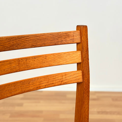Danish dining chairs in oak