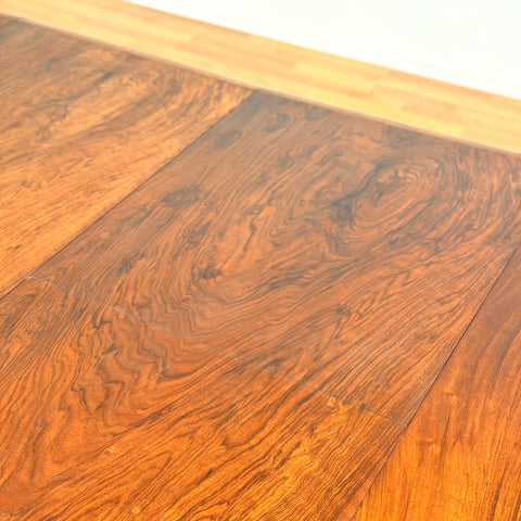 Danish round dining table in walnut