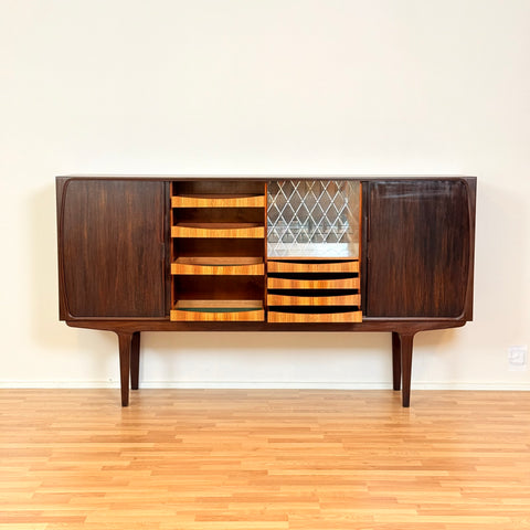 Danish highboard in teak, by Omann Jun