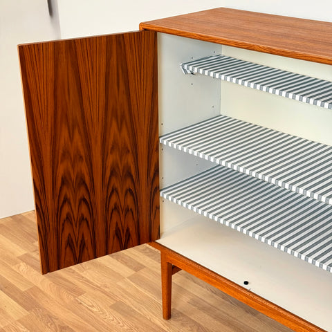 Swedish highboard in teak by Bertil Fridhagen for Bodafors