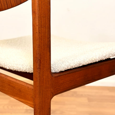 Set of 4 dining chairs in teak by Sorø Stolefabrik, 1950s-60s, Denmark