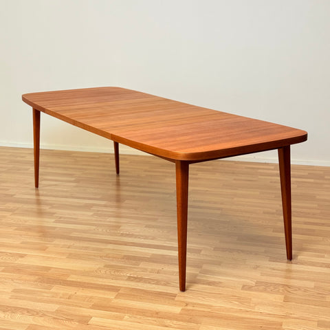 Swedish dining table in teak
