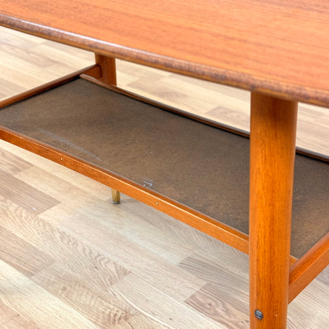 Swedish coffee table in teak by Alberts Tibro