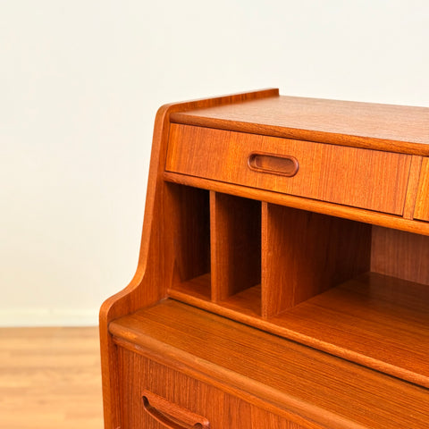 Danish secretary desk in teak