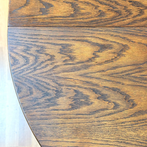 Round dining table in oak, 1950s-60s, Denmark