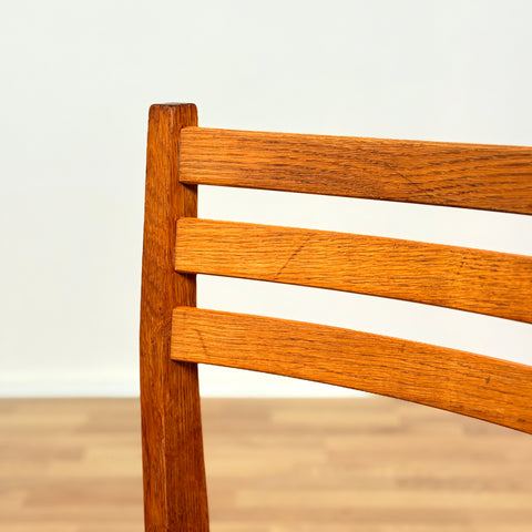 Danish dining chairs in oak