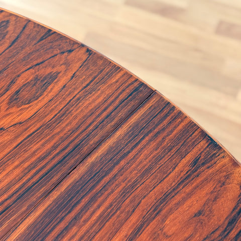 Danish round dining table by Kai Kristiansen for Feldballes Furniture Factory