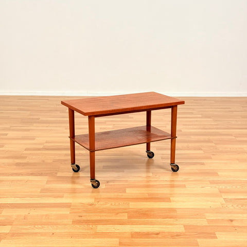 Danish side table in teak & beech